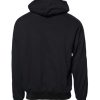 Black Cotton Logo Hooded Sweatshirt Sweater - Image 4
