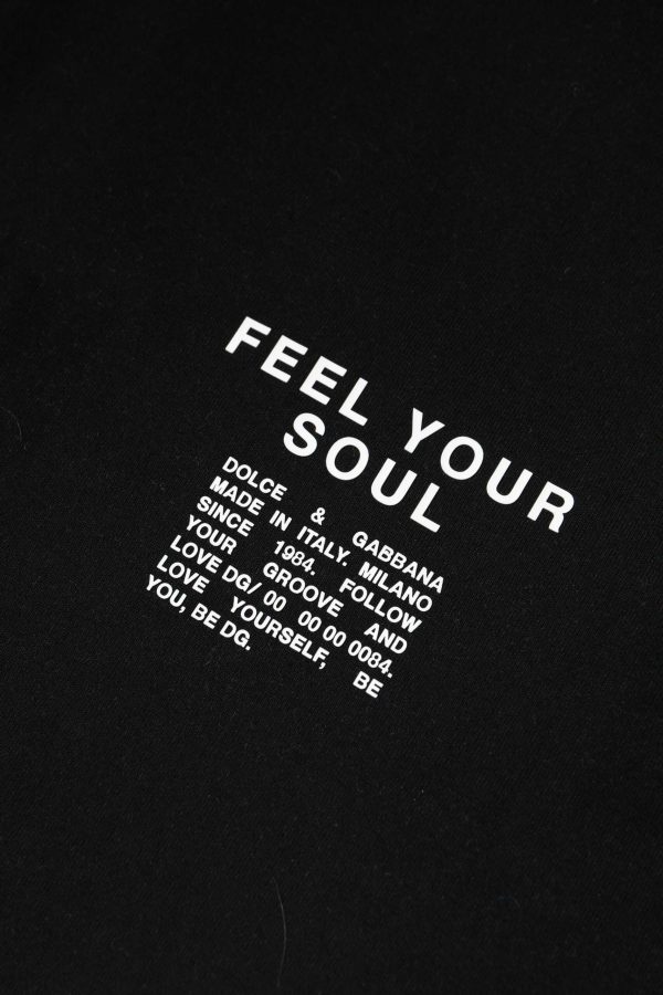 Black Cotton Logo Knitted Pullover Sweater - Image 6