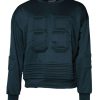 Dark Green Embossed Logo Pullover Sweater - Image 2