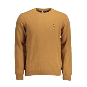 Brown Wool Men Sweater