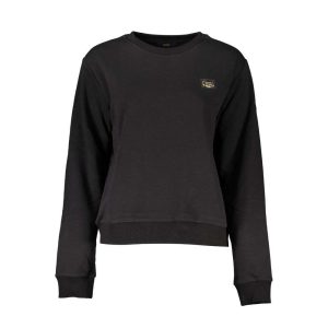Black Cotton Women Sweater