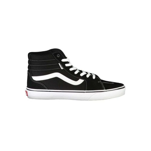 Black Polyester Sneaker