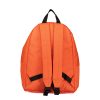 Chic Pink Cotton Backpack with Contrast Details - Image 2