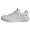 White Miami Leather Low Top Sneakers Shoes - Image 6
