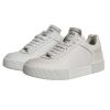 White Miami Leather Low Top Sneakers Shoes - Image 7