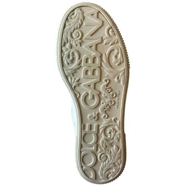 White Miami Leather Low Top Sneakers Shoes - Image 8