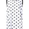 White Polyester Sleeveless DG Logo T-shirt - Image 2