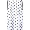 White Polyester Sleeveless DG Logo T-shirt - Image 4
