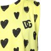 Yellow Cotton Sleeveless DG Heart T-shirt - Image 3
