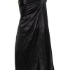 Black Strapless Sheath A-line Mini Dress - Image 2