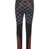 Black Polyamide All over Logo Leggings Pants - Image 2