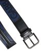 Black Blue DG Logo Silver Metal Buckle Belt - Image 6