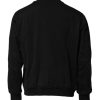 Black Logo Embroidery Sweatshirt Sweater - Image 4