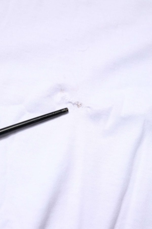 White Cotton DG Crown Embroidery T-shirt - Image 6