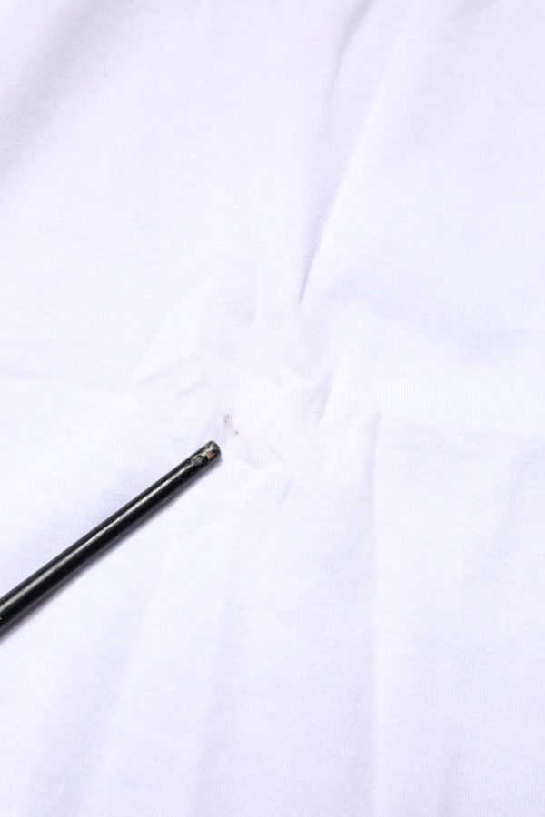 White Cotton DG Crown Embroidery T-shirt - Image 7