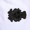 White Cotton DG Crown Embroidery T-shirt - Image 8
