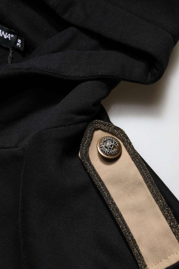 Black Logo Hooded Full Zip Sweatshirt Jacket - Image 8