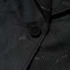 Black Single Breasted Trench Coat Jacket - Image 8