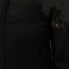 Black Viscose Lace Buttoned Cardigan Sweater - Image 6