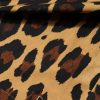 Brown Leopard Short Sleeve Collared Polo Top - Image 8