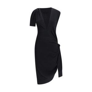 Asymmetrical knit Dress