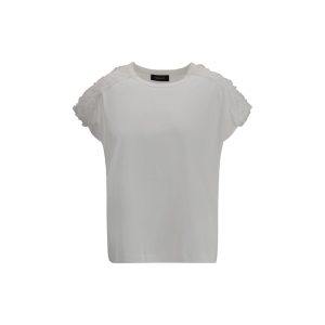 T-Shirt with tulle appliqués