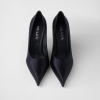 Blue Satin Pumps - Image 4