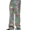 Multicolor Sequined Embellished Pants - Image 3