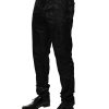 Black Cotton DG Crown Dress Pants - Image 3