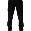 Black Cotton DG Crown Dress Pants - Image 4