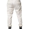White Cotton Cargo Jogger Men Pants - Image 4