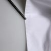 White Cotton Long Sleeves Dress Formal Shirt - Image 8