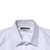 White Bib Cotton Poplin GOLD Formal Shirt - Image 5