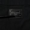 Black Cotton Short Sleeve Buttoned Casual Shirt - Image 7