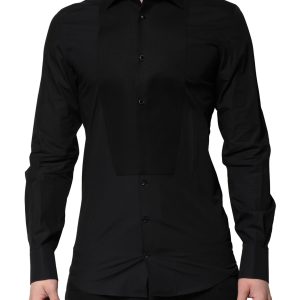 Black GOLD Long Sleeves Dress Formal Shirt
