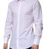 White GOLD Long Sleeves Dress Formal Shirt - Image 3