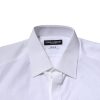 White GOLD Long Sleeves Dress Formal Shirt - Image 5