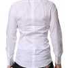 White GOLD Long Sleeves Dress Formal Shirt - Image 4