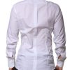White GOLD Long Sleeves Dress Formal Shirt - Image 4