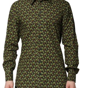 Multicolor Cotton Cactus GOLD Men Formal Shirt
