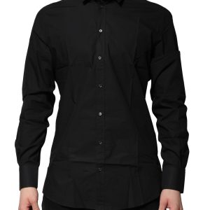 Black GOLD Long Sleeves Dress Formal Shirt