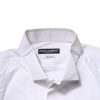 White GOLD Bib Poplin Dress Men Formal Shirt - Image 5