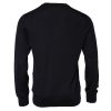 Black Cashmere Crew Neck Sweatshirt Sweater - Image 3