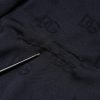 Black Silk Crew Neck Sweatshirt Sweater - Image 5