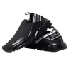 Black Sorrento Slip On Low Top Sneakers - Image 7