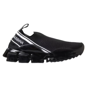 Black Sorrento Slip On Low Top Sneakers