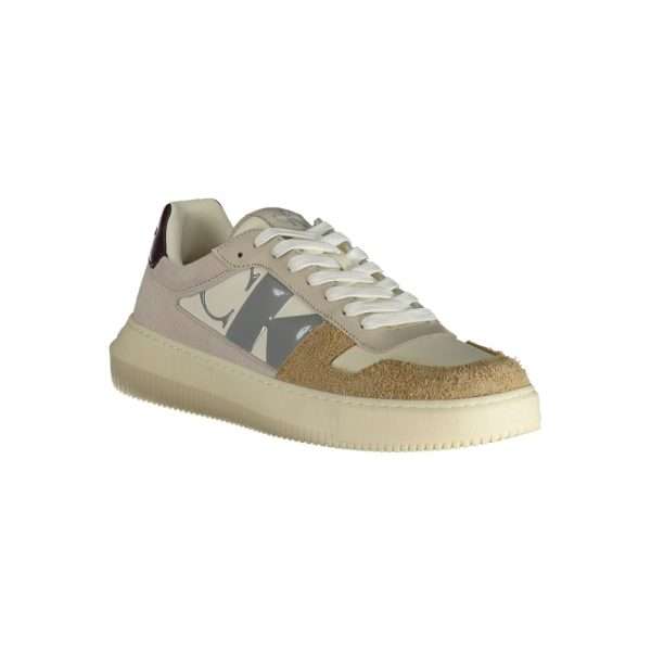Beige Polyester Sneaker - Image 2