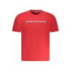 "Red Cotton Men T-Shirt" - Image 2