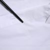 White Cotton GOLD Long Sleeves Formal Shirt - Image 6