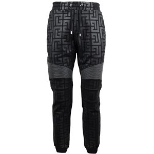 Black Cotton Jeans & Pant